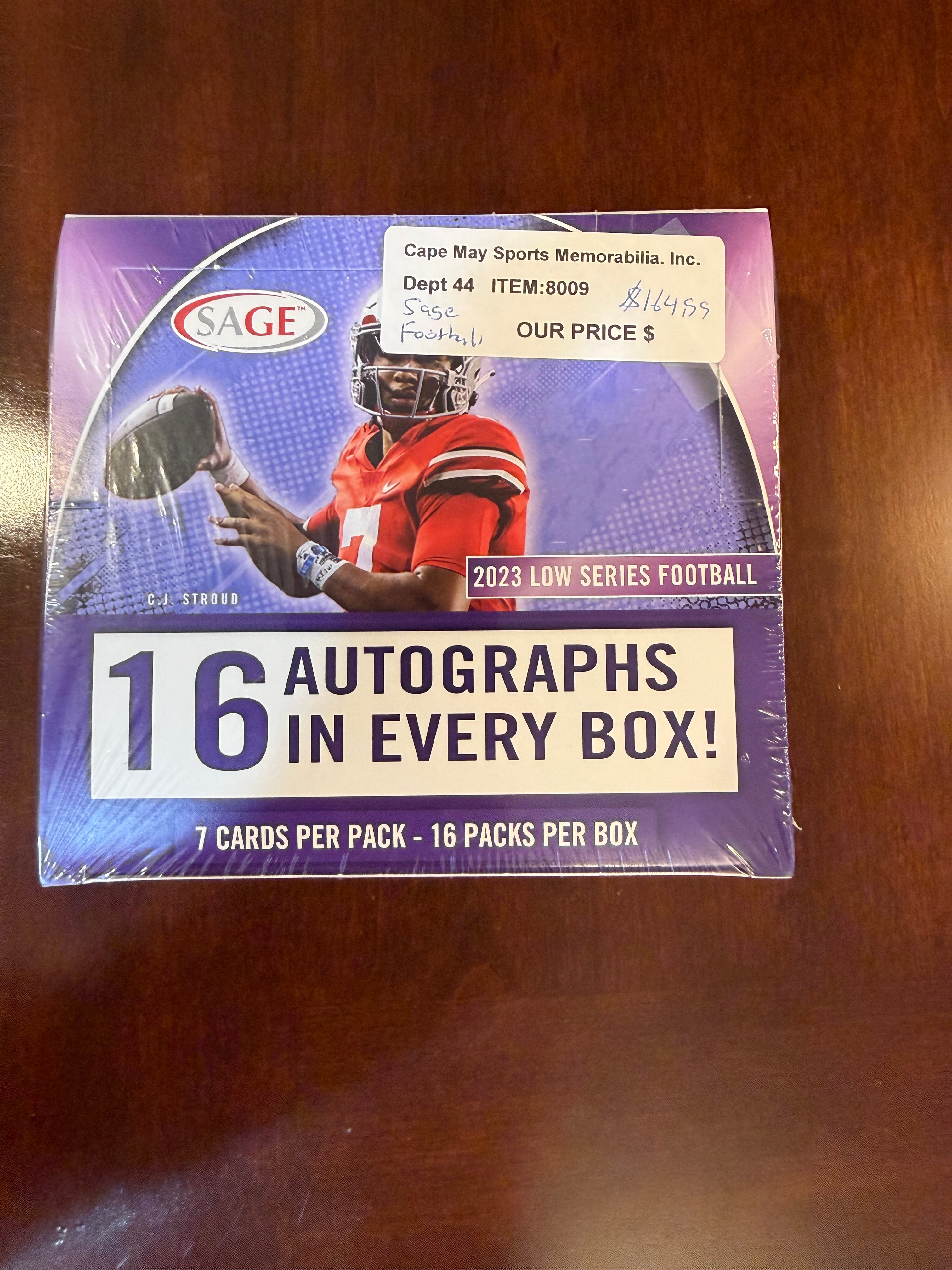 2023 Sage Low Series Hobby Box (unopened)