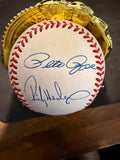 Baseball Kings - Aaron, Rose, Henderson & Ryan Signed Baseball JSA Authenticated
