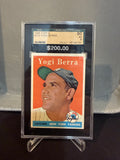 1958 Topps 370 Yogi Berra SGC 60 EX 5