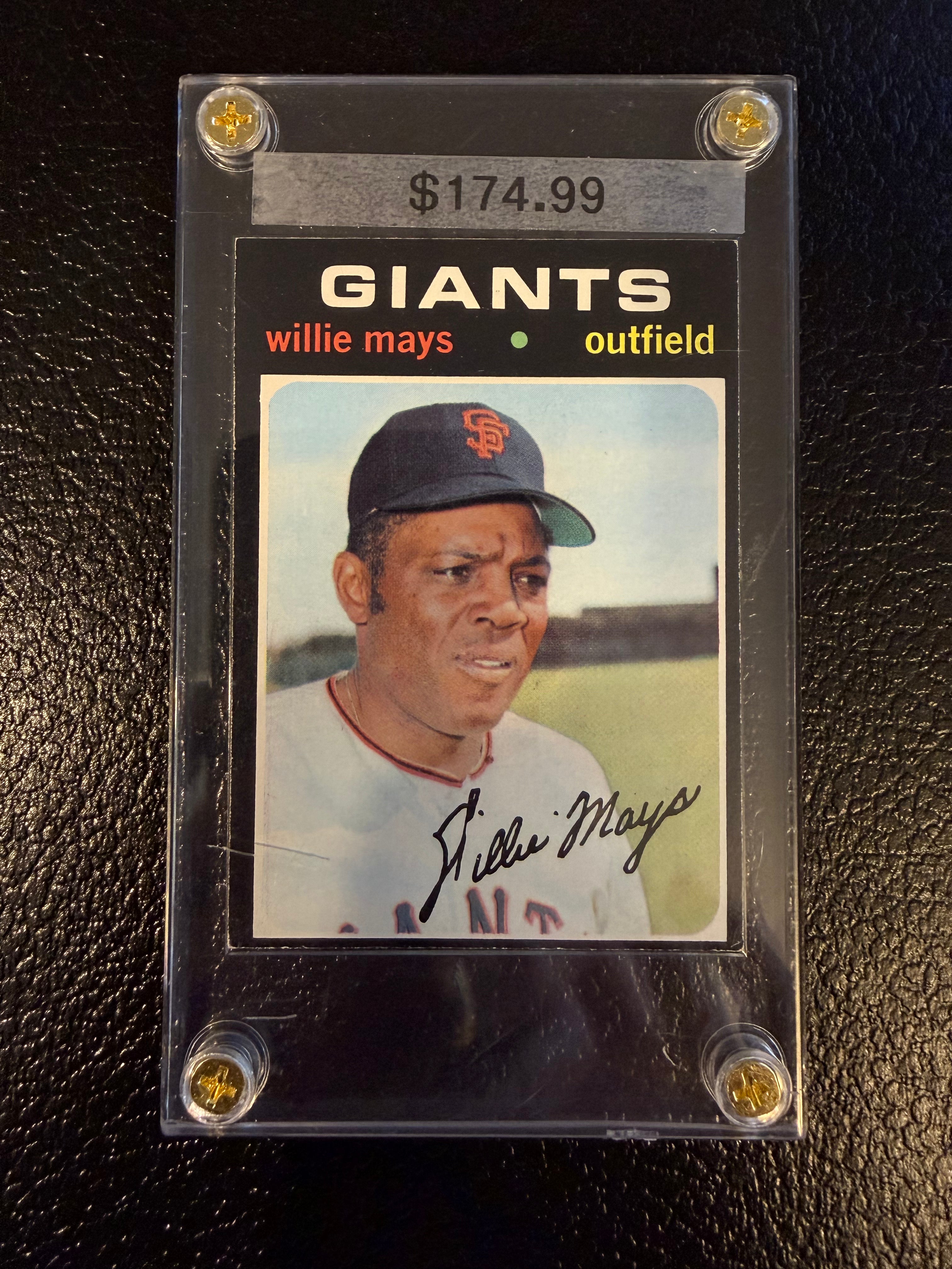 1971 Topps 600 Willie Mays (Nice Card)