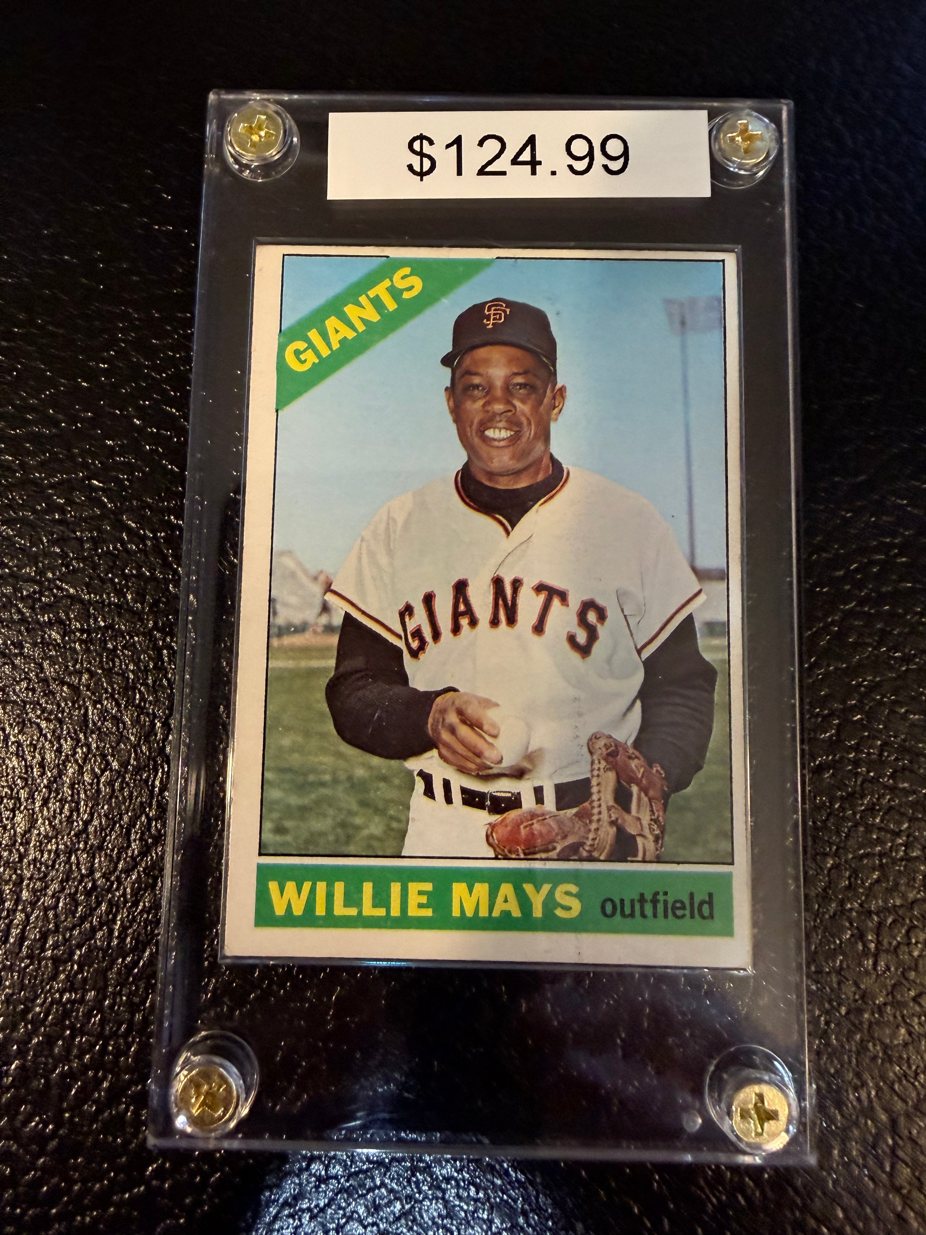 1966 Topps 1 Willie Mays (Nice Card)