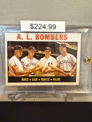 1964 Topps 331 Mickey Mantle AL Bombers (Sharp Card)