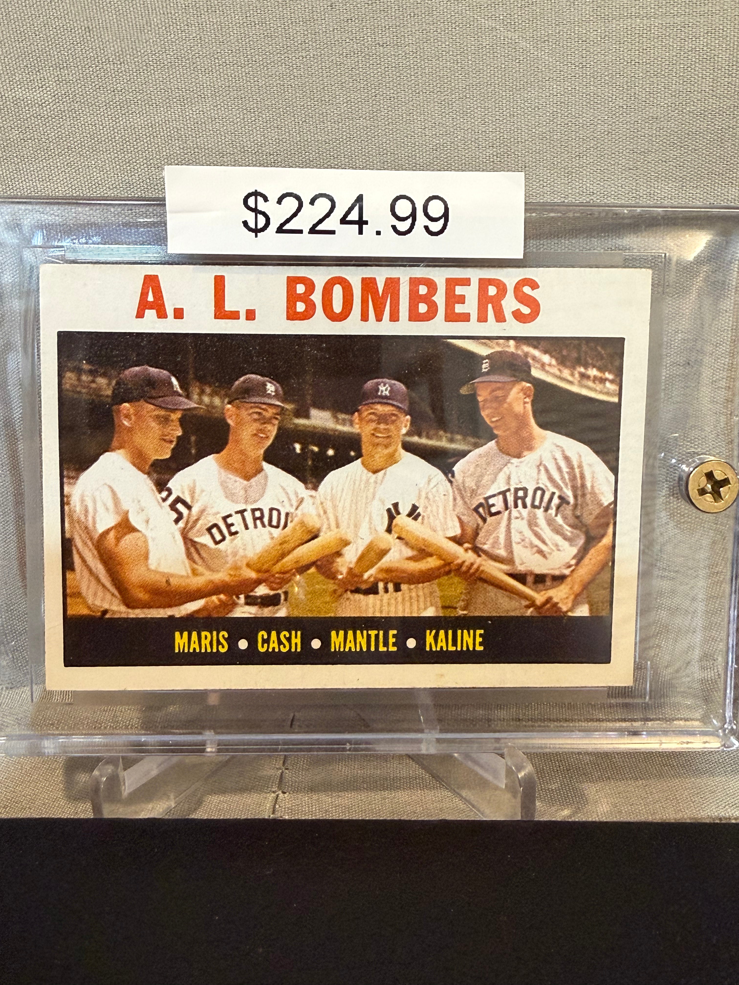 1964 Topps 331 Mickey Mantle AL Bombers (Sharp Card)