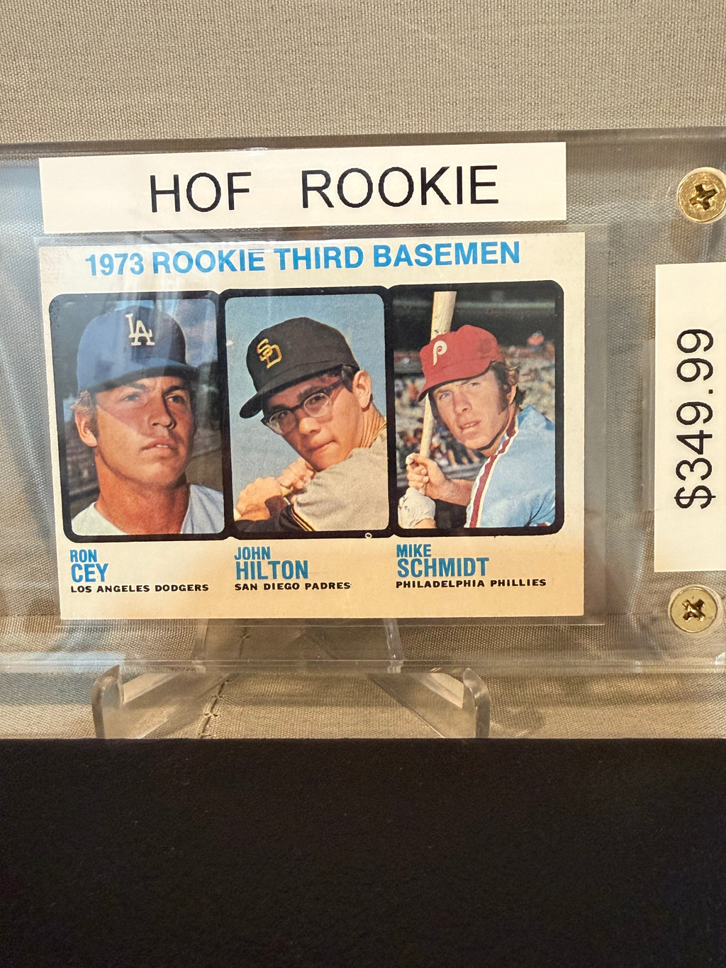 1973 Topps 615 Mike Schmidt Rookie Card (Sharp Card)
