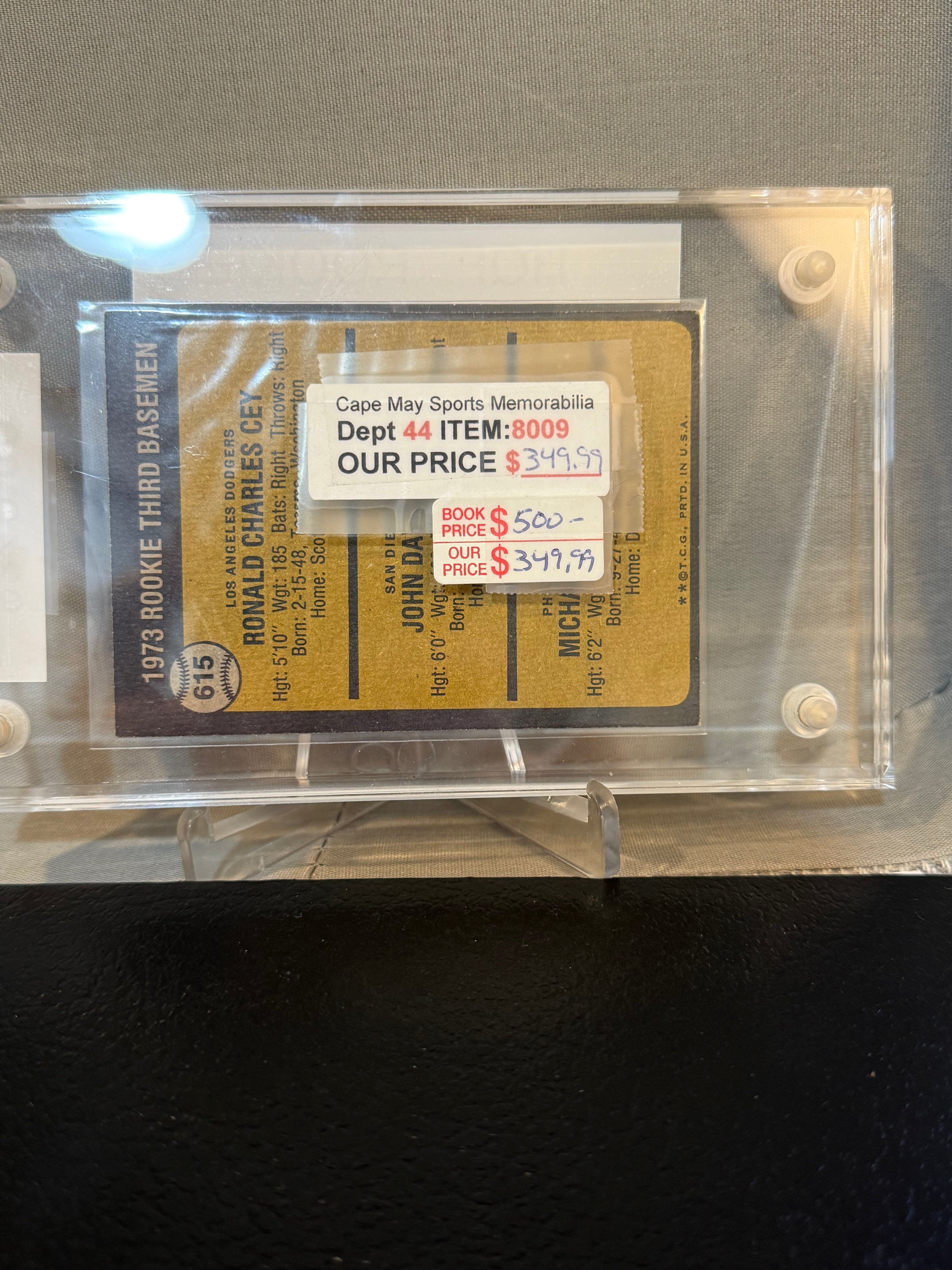 1973 Topps 615 Mike Schmidt Rookie Card (Sharp Card)