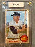 1968 Topps 280 Mickey Mantle (Nice Card)