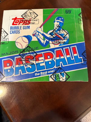 1987 Topps Baseball Cello Box (unopened) BBCE Authenticated