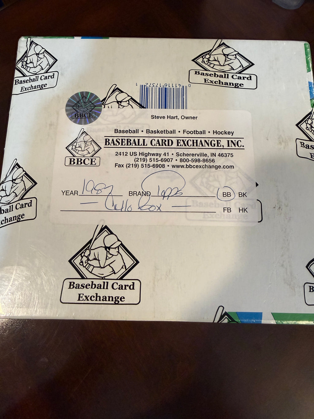 1987 Topps Baseball Cello Box (unopened) BBCE Authenticated