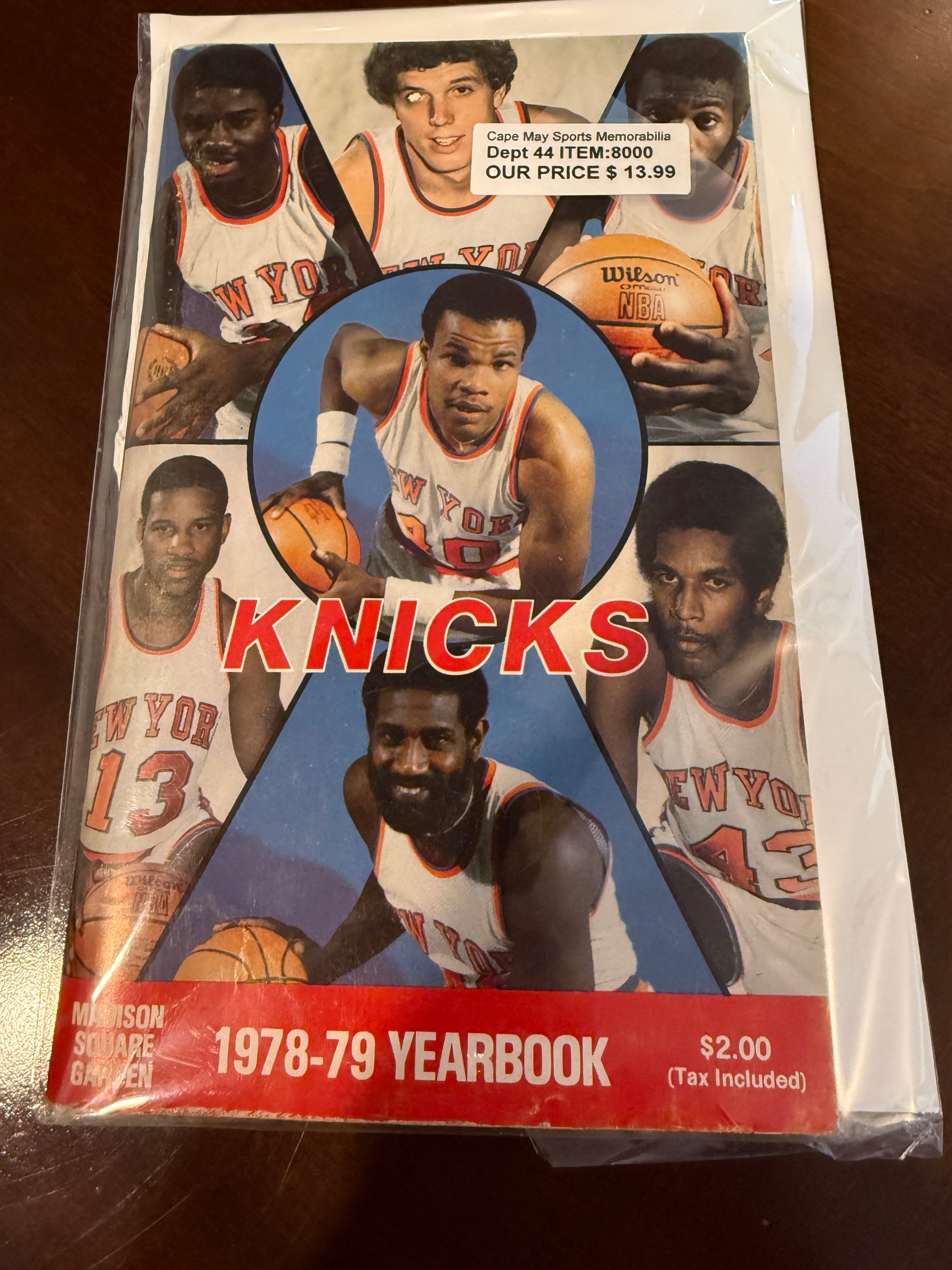 NY Knicks Yearbook 1978-79