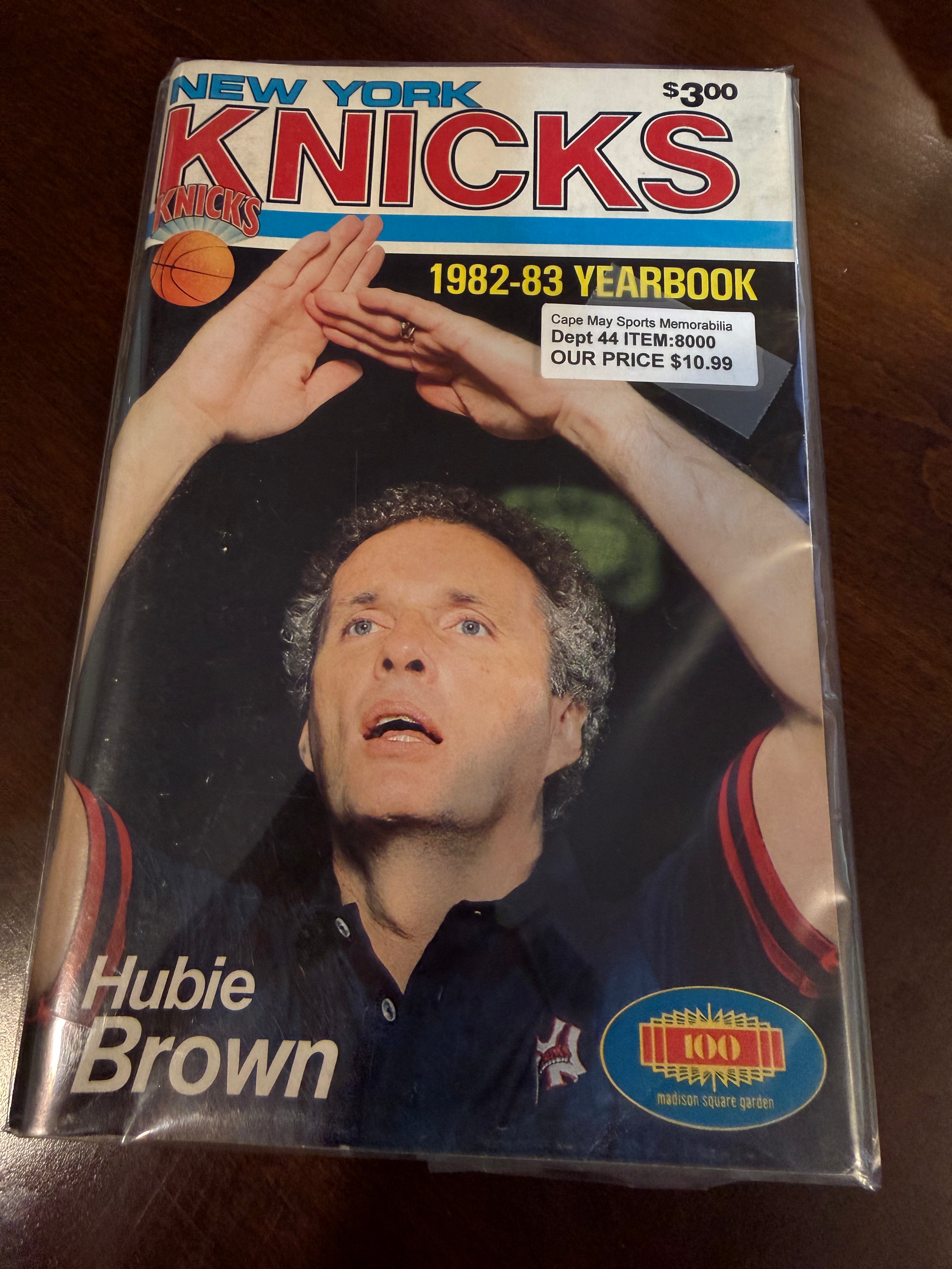 NY Knicks Yearbook 1982-83