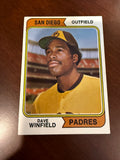 1974 Topps San Diego Padres Team Set - Dave Winfield Rookie NrMint