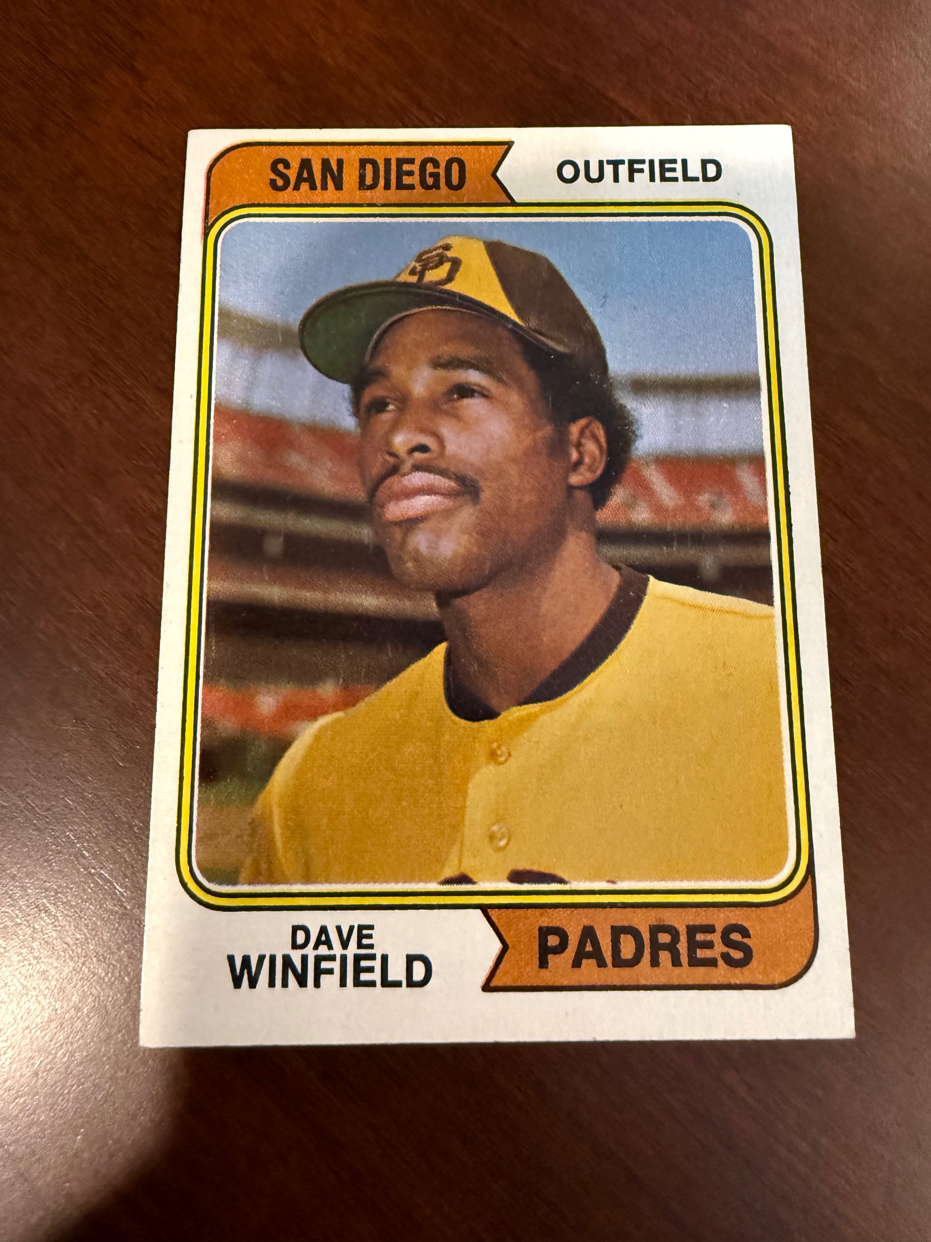 1974 Topps San Diego Padres Team Set - Dave Winfield Rookie NrMint