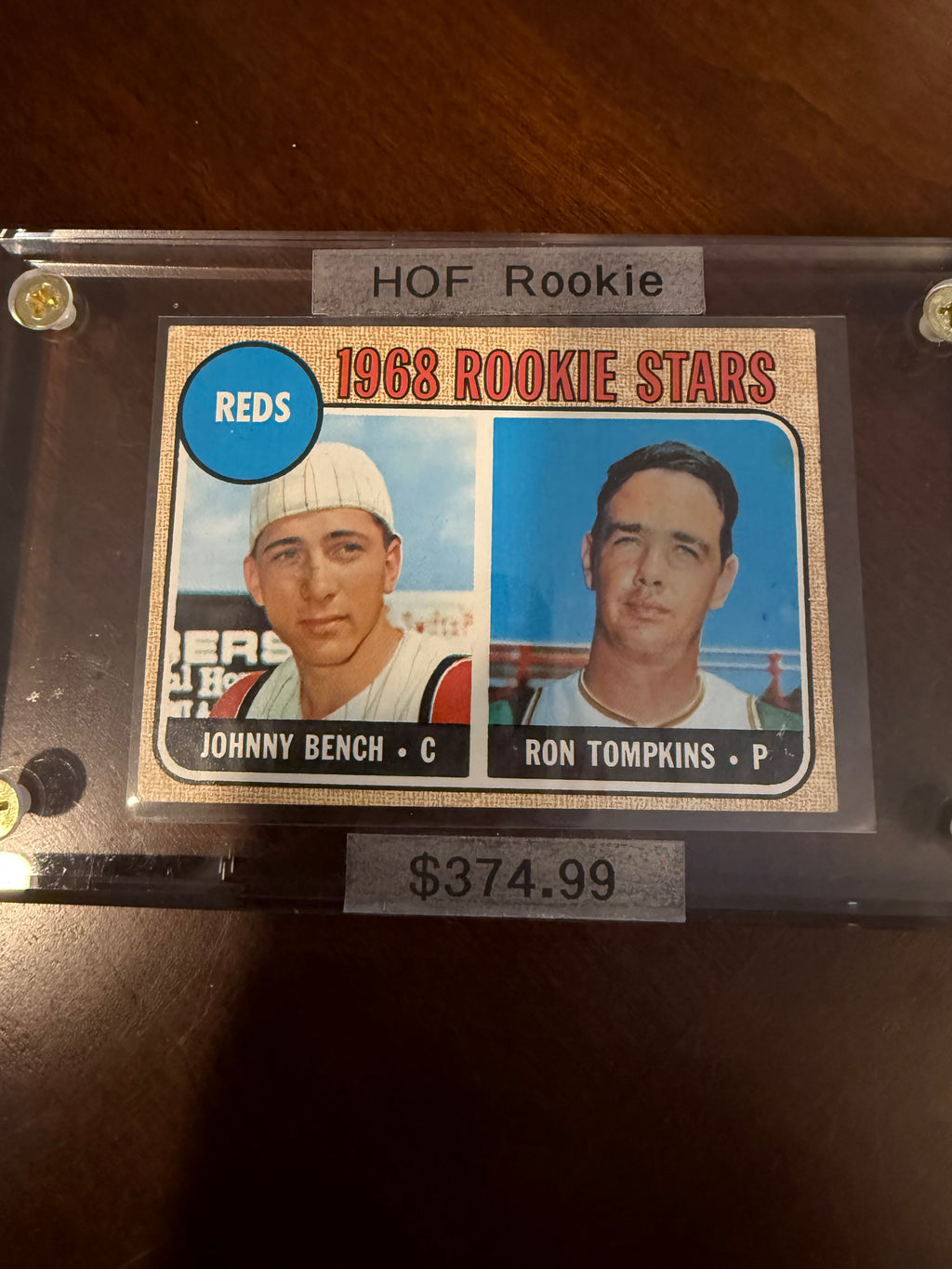 1968 Topps 247 Johnny Bench Rookie (Nice Card)