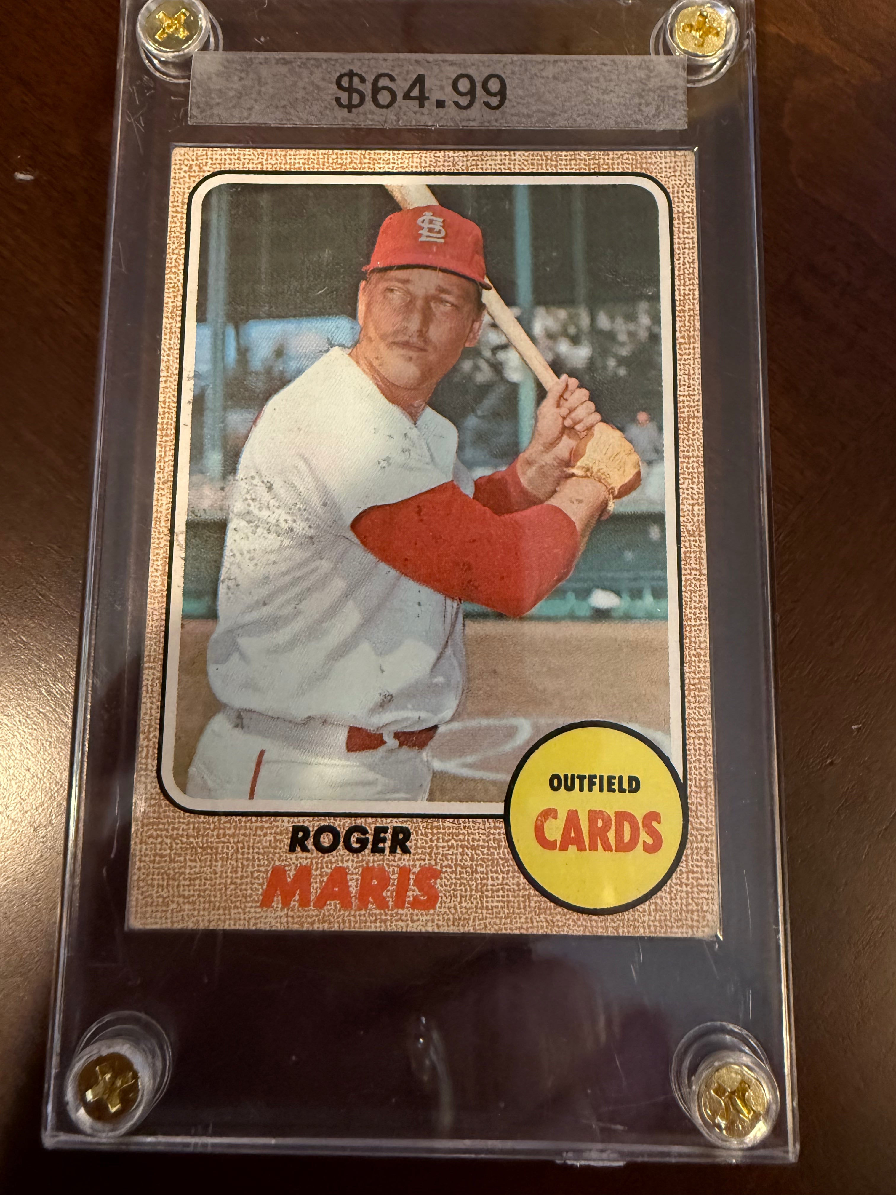 1968 Topps 330 Roger Maris (Nice Card)