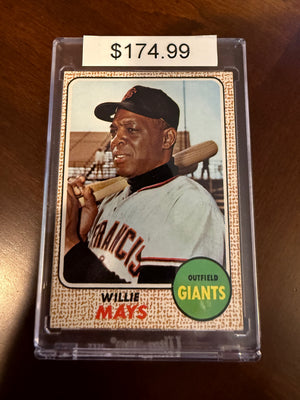 1968 Topps 50 Willie Mays (Nice Card)