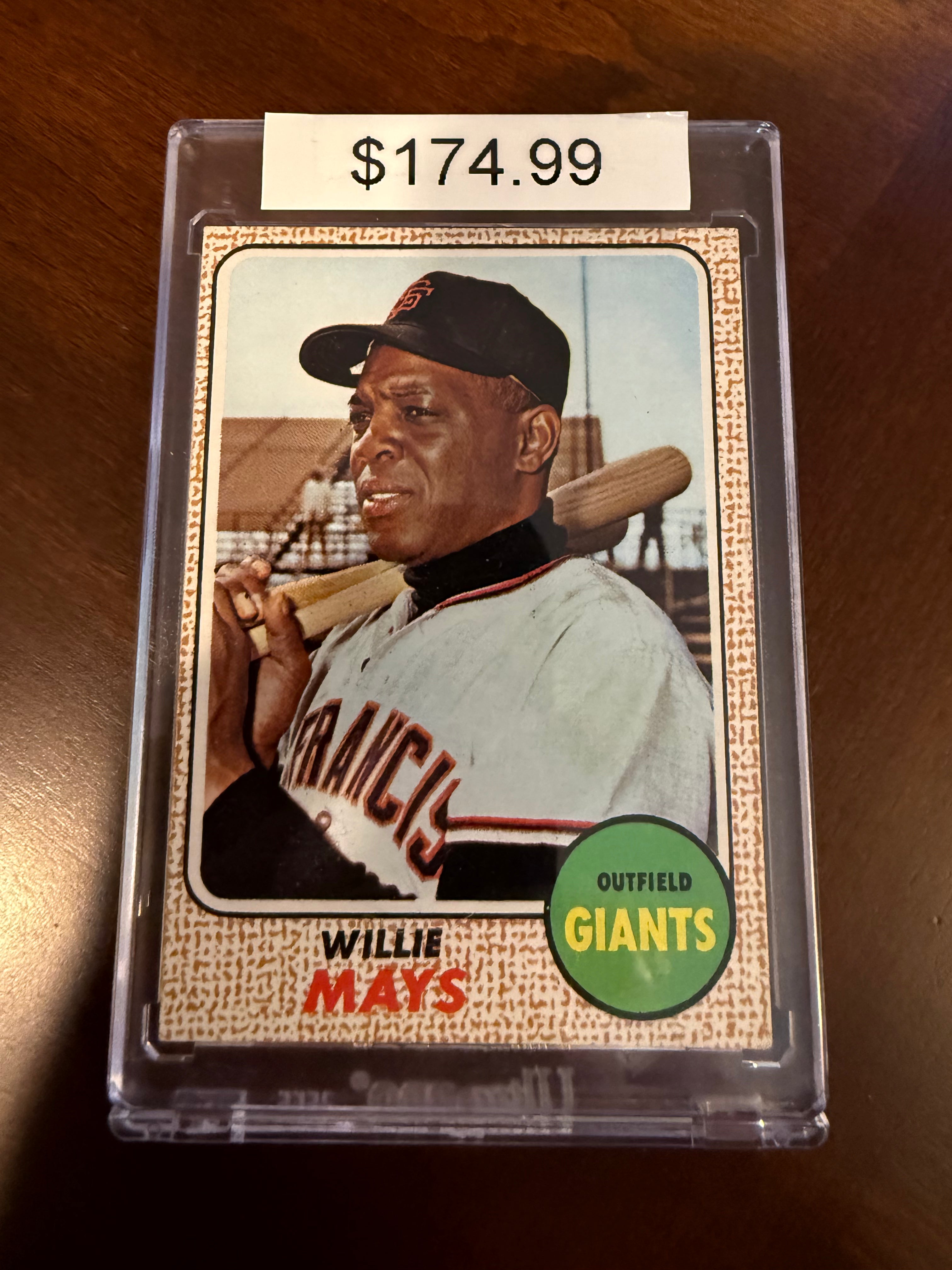 1968 Topps 50 Willie Mays (Nice Card)