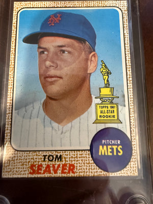 1968 Topps 45 Tom Seaver All Star Rookie (Sharp Card)