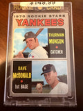 1970 Topps 189 - Thurman Munson Rookie (Very Sharp Card)