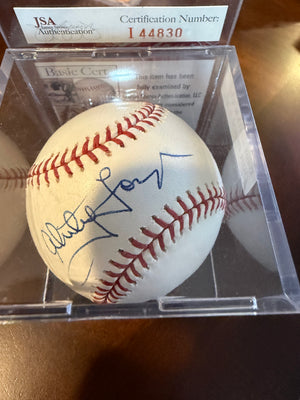Whitey Ford signed Baseball JSA Authenticated
