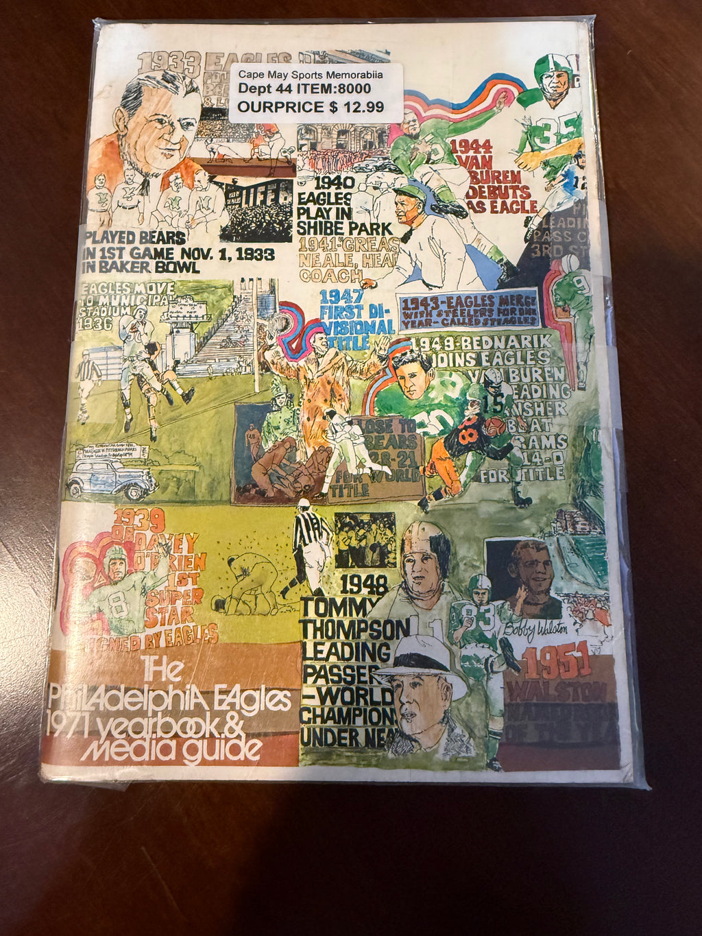 Philadelphia Eagles 1971 Yearbook