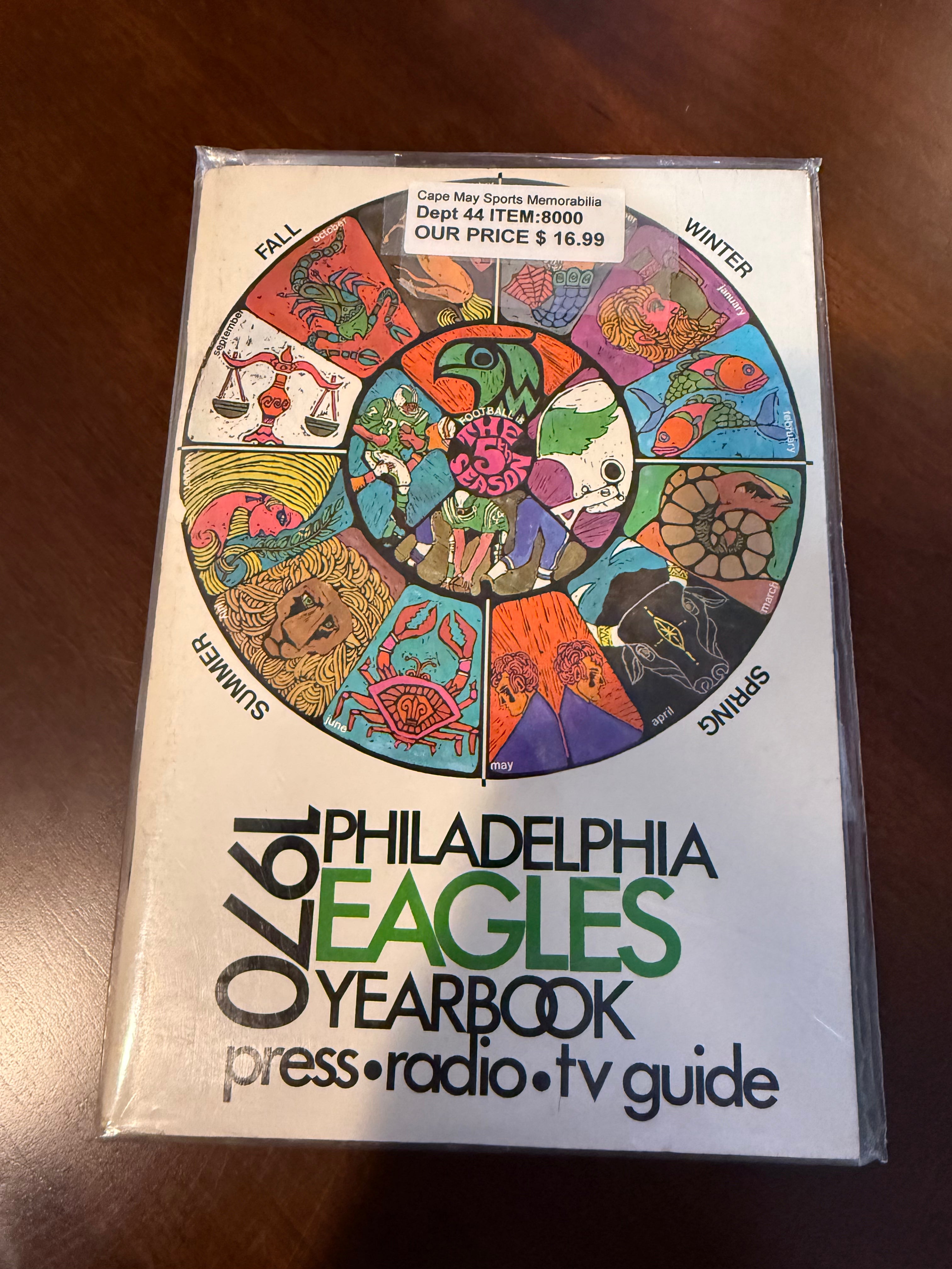 Philadelphia Eagles 1970 Yearbook