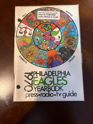 Philadelphia Eagles 1970 Yearbook (w/holes punched)