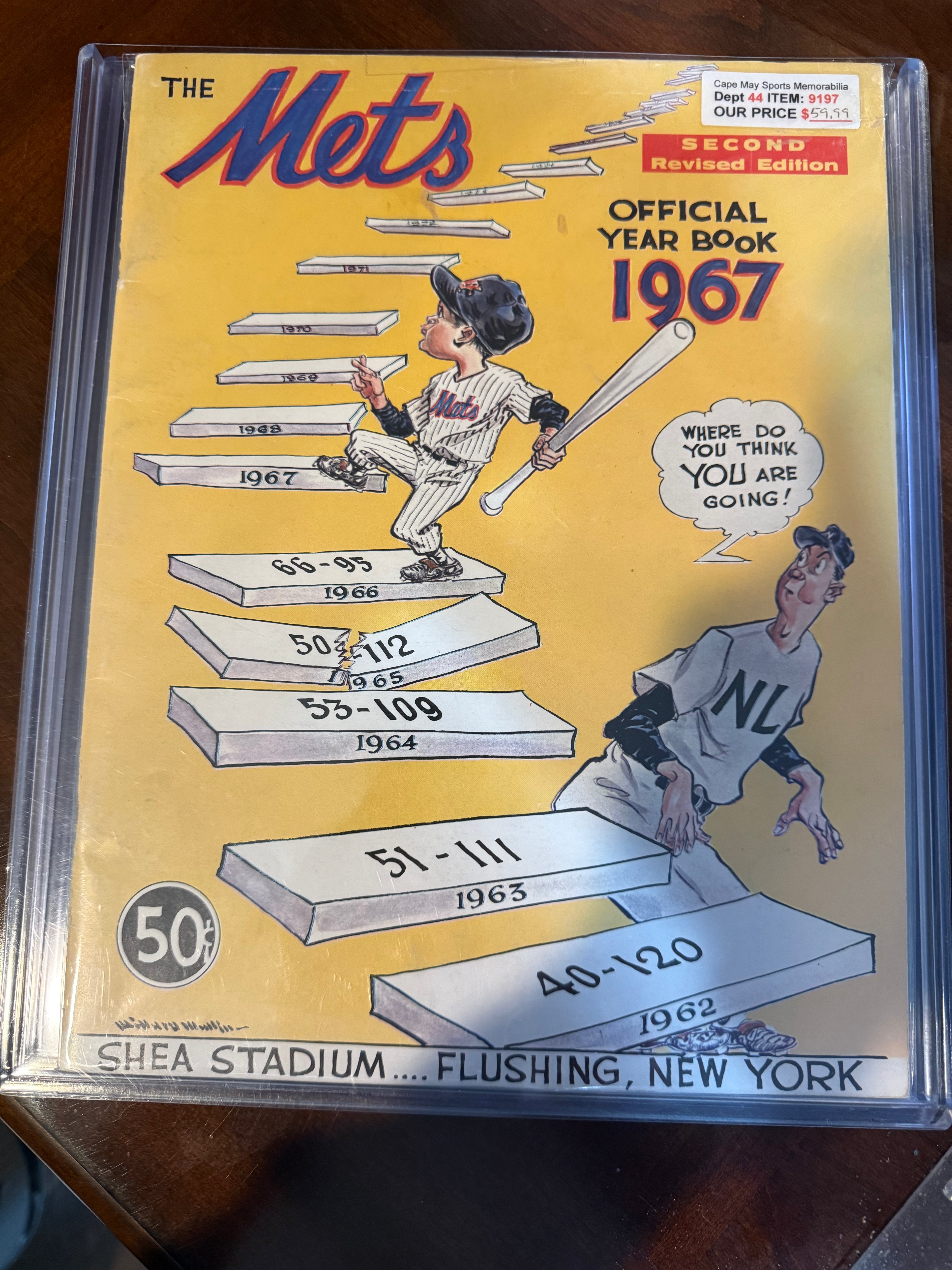 NY Mets 1967 Yearbook (Very Nice)