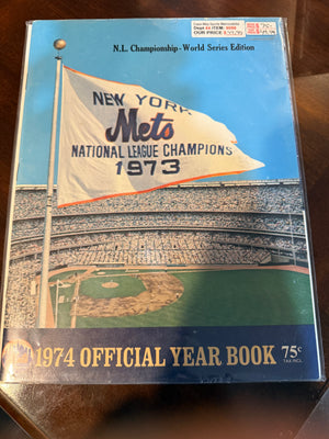 NY Mets 1974 Yearbook (Nice Condition)