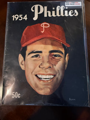 Philadelphia Phillies 1954 Yearbook (Very Nice)
