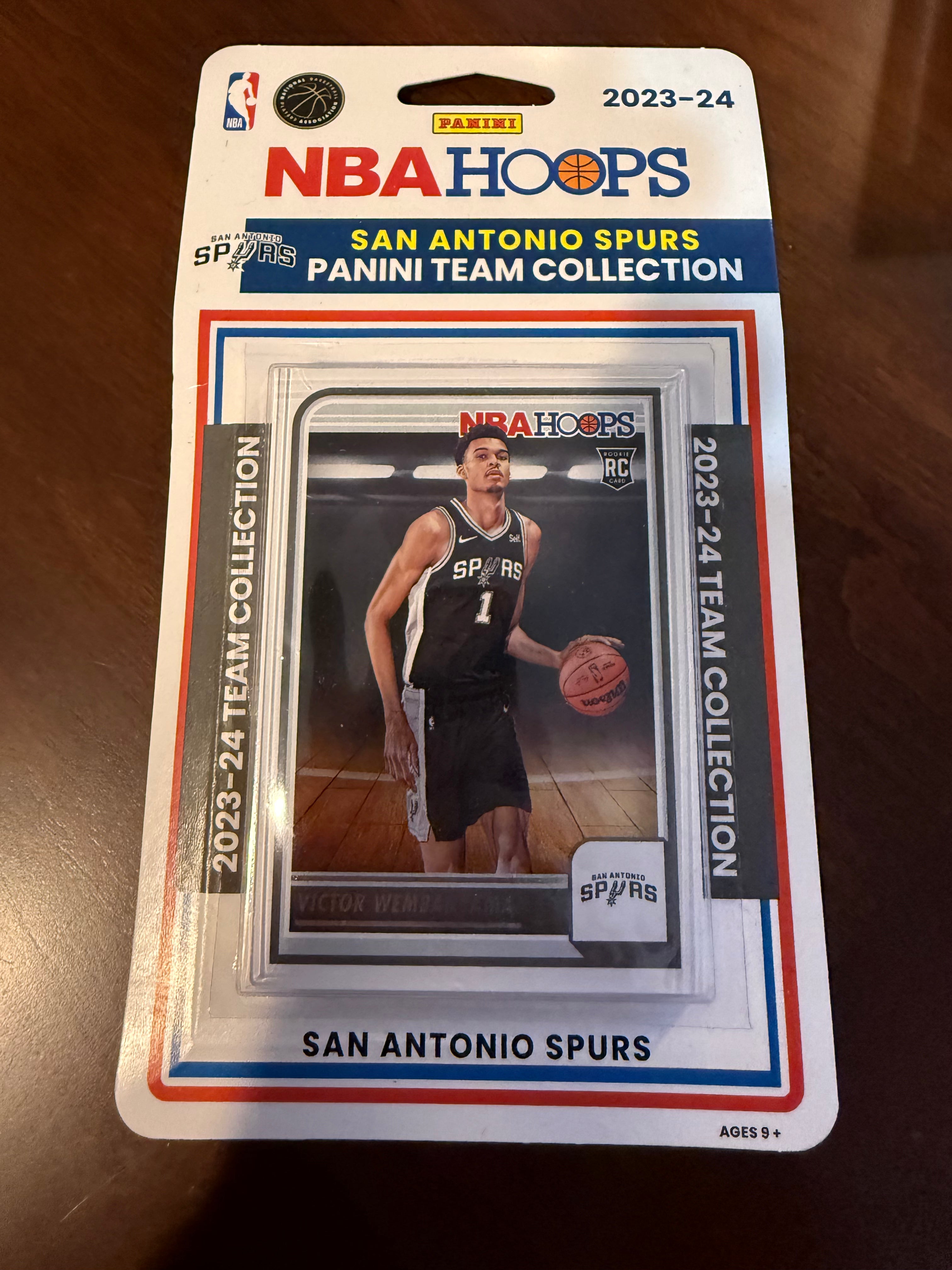 2023-24 NBA Hoops San Antonio Spurs Factory Team Set - Victor Wembanyama (Wemby) Rookie