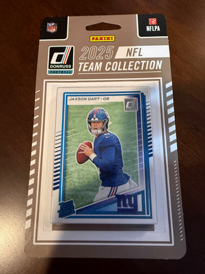 2025 Donruss NY Giants Factory Team Set - Jaxson Dart Rookie