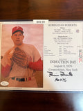Robin Roberts Signed HOF Induction Day Card inscribed "HOF76" JSA Authenticated