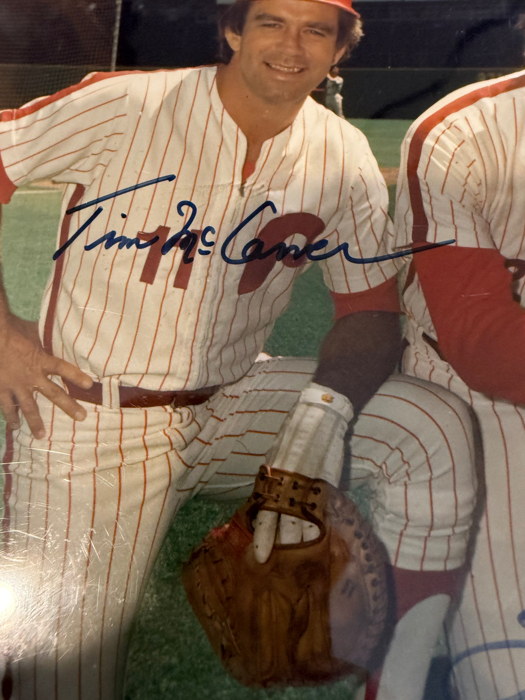 Tim McCarver and Steve Carlton Dual Signed 8X10 PSA Authenticated