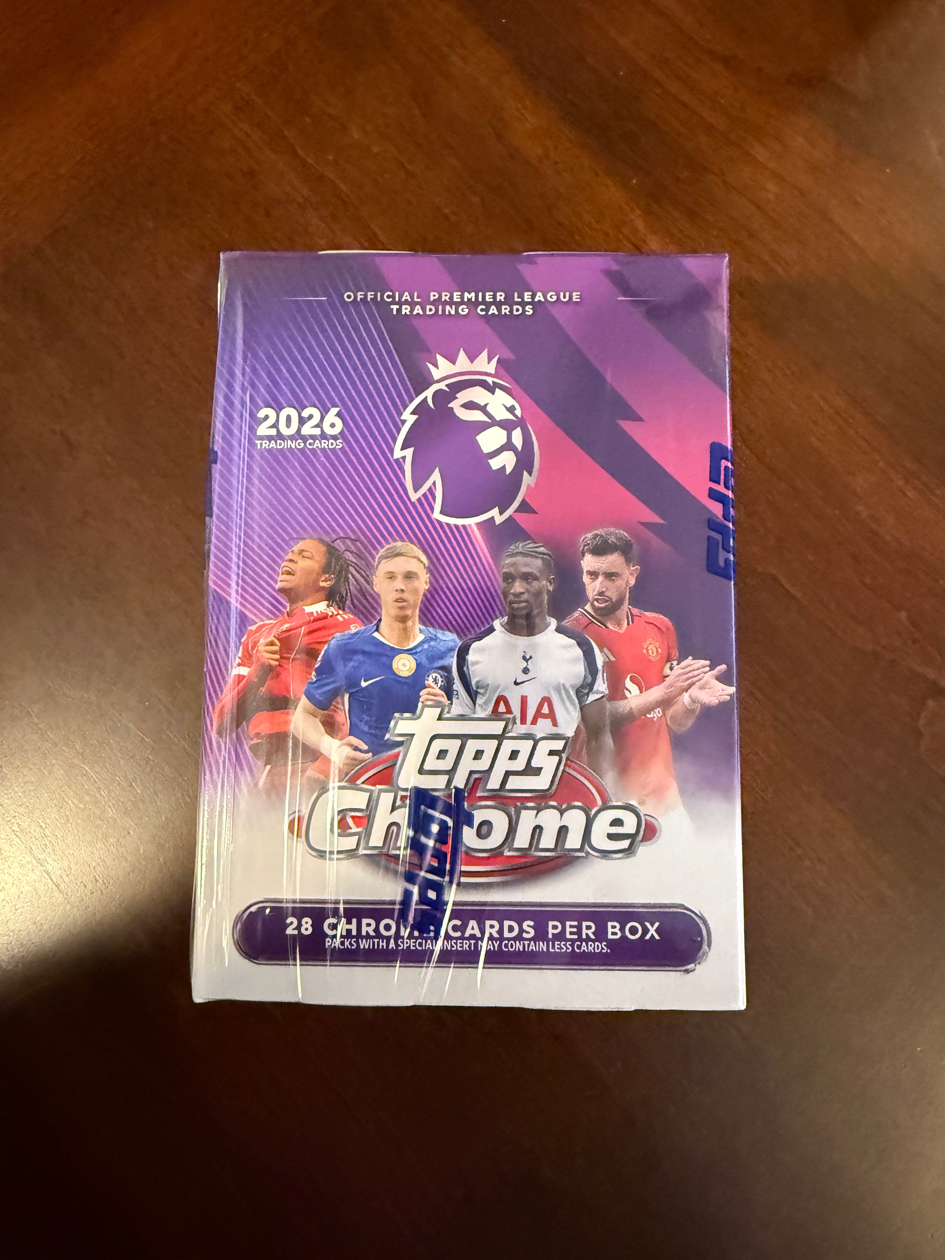 2026 Topps Chrome EPL Soccer Blaster Box (unopened)