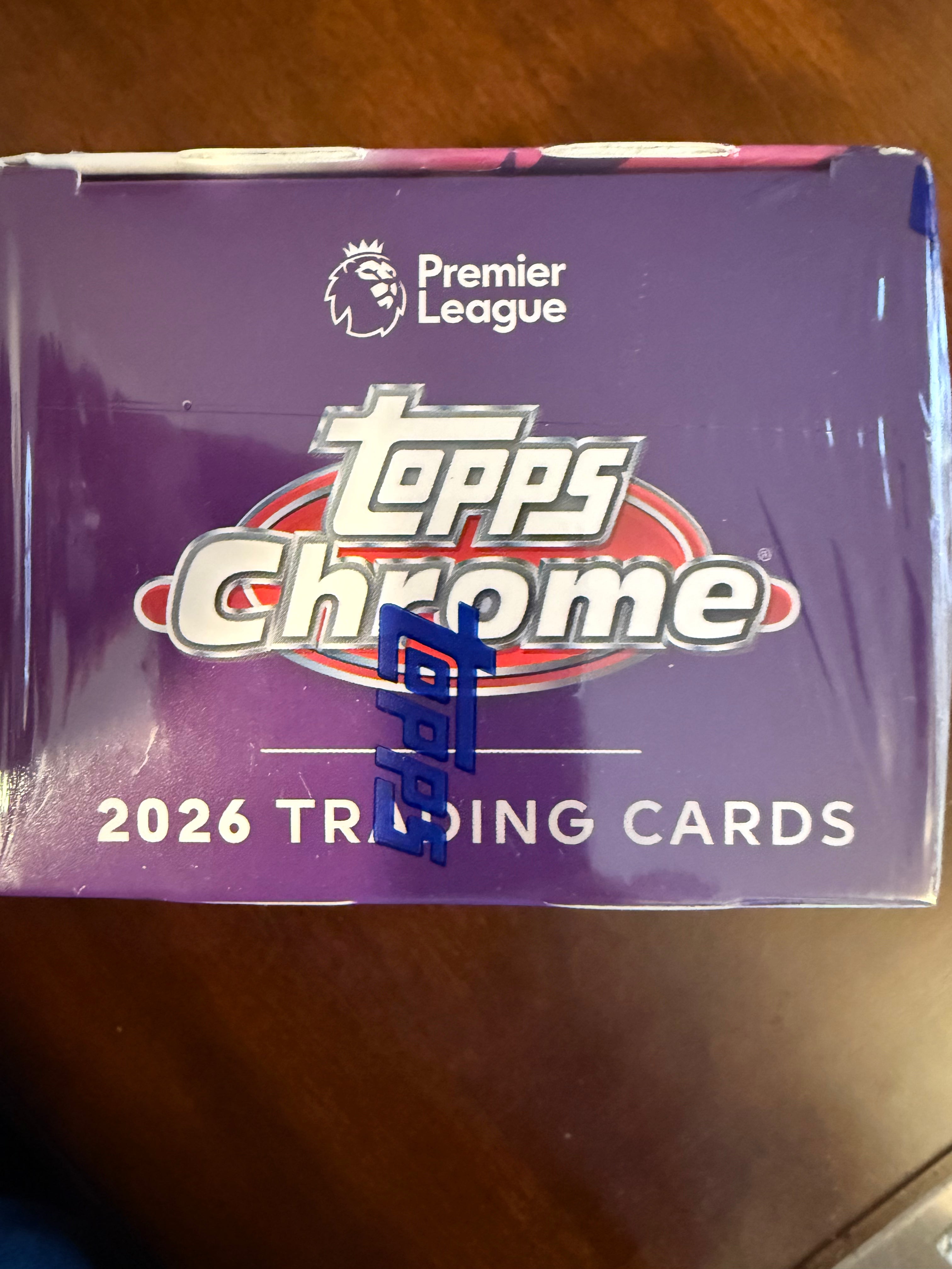 2026 Topps Chrome EPL Soccer Blaster Box (unopened)