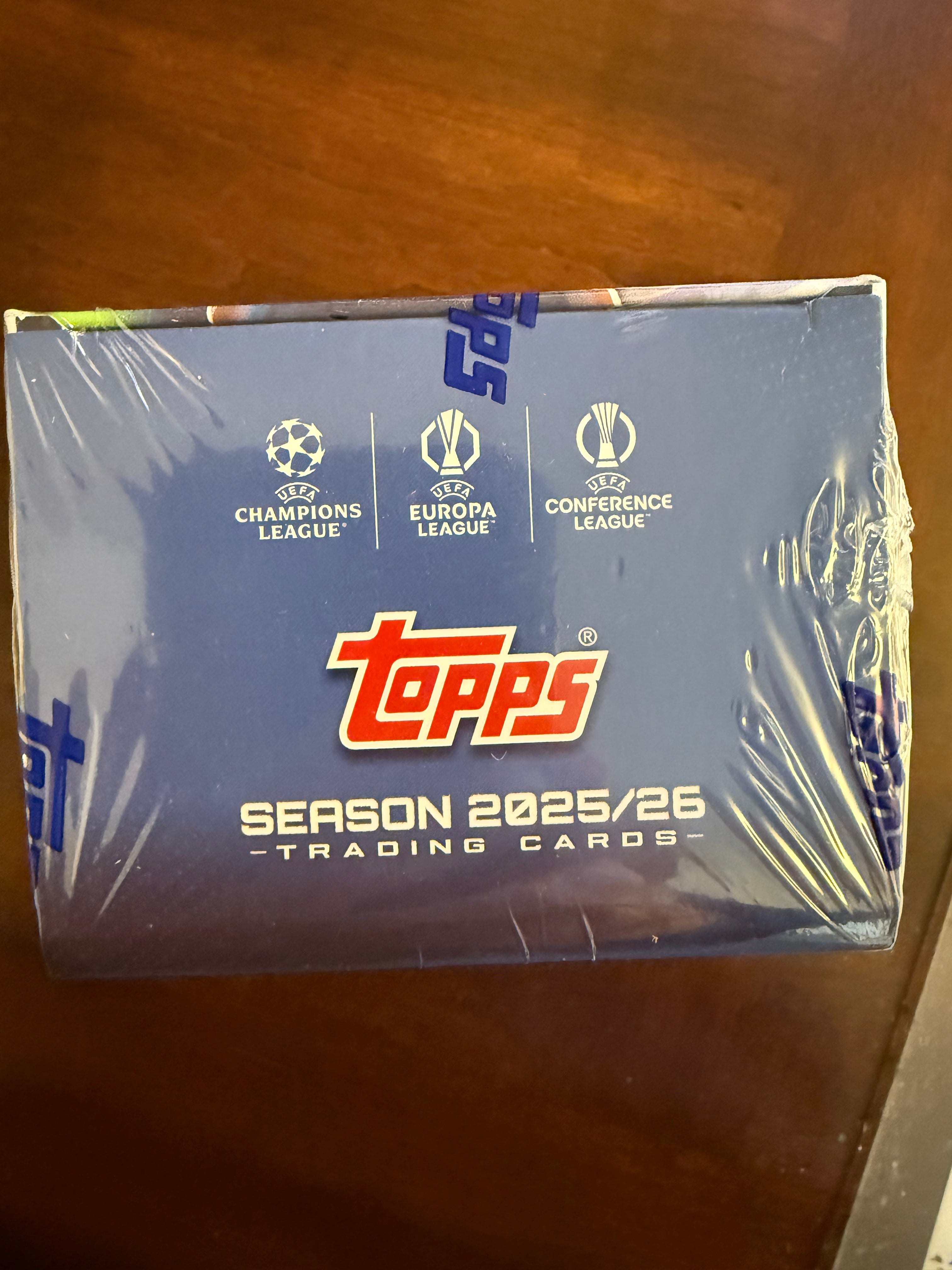 2025-26 Topps Flagship Edition UEFA Soccer Blaster Box (unopened)