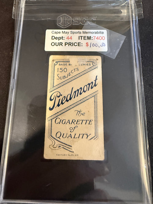 1909 Piedmont T206 Art Devlin NY Nat'l SGC 1.0