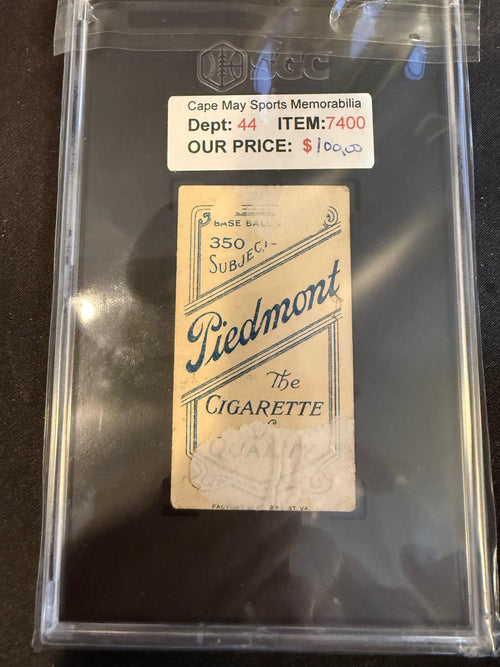 1910 Piedmont T206 Herbie Moran Providence SGC 1.0