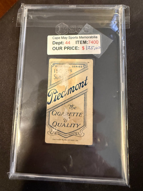1909 Piedmont T206 Al Burch Batting Brooklyn SGC 1.0