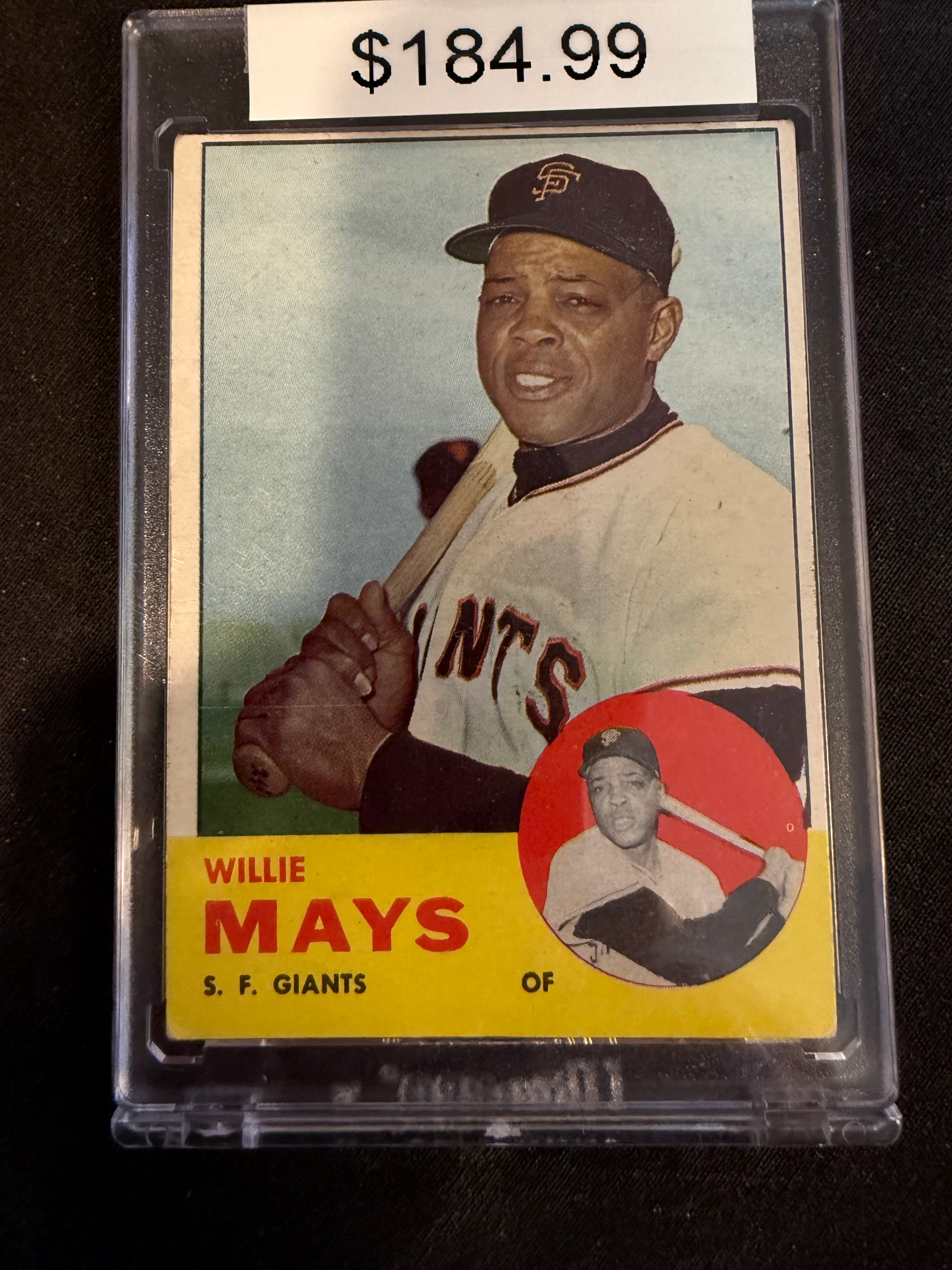 1963 Topps 300 Willie Mays (Nice Card)