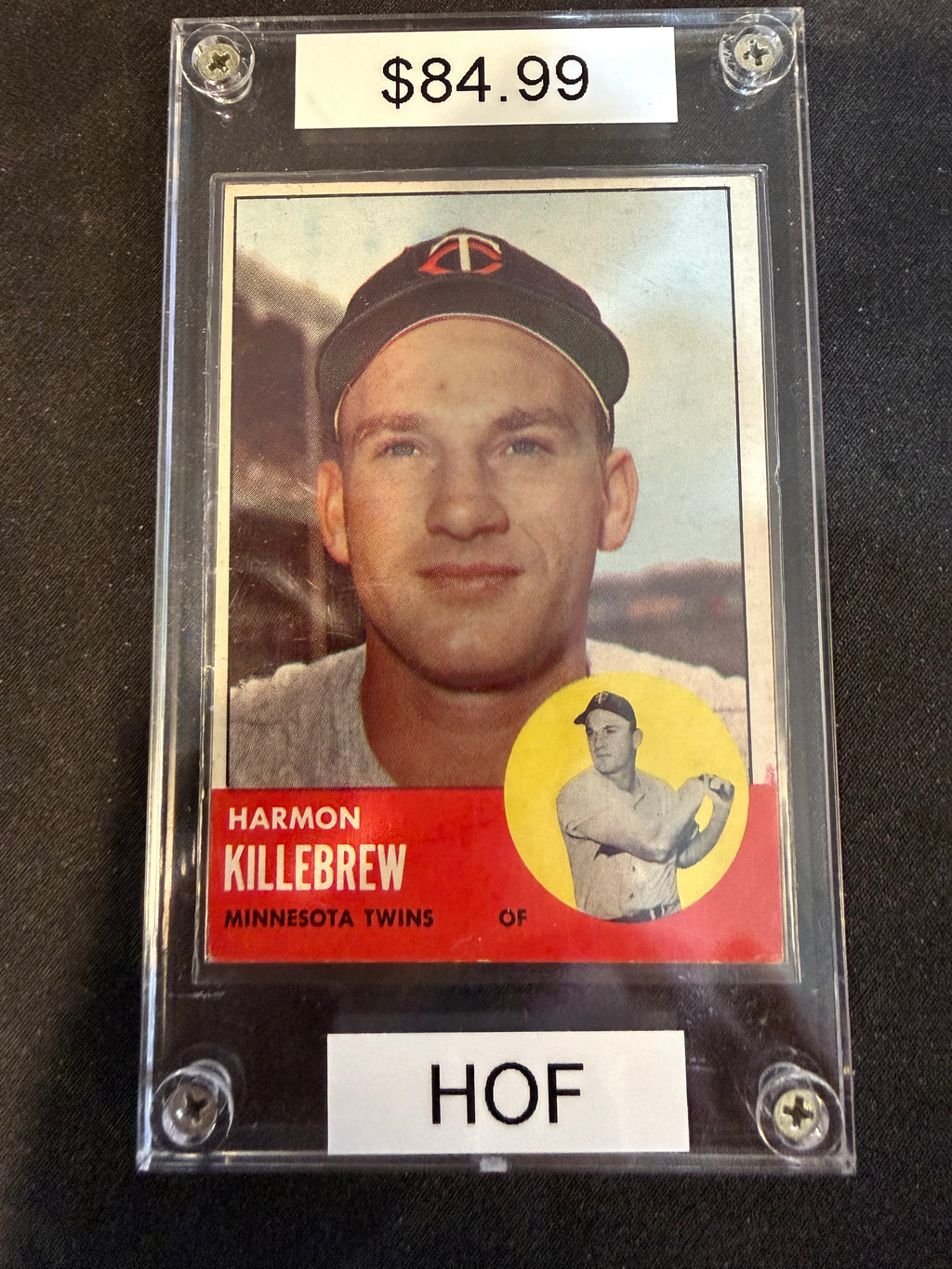 1963 Topps 500 Harmon Killebrew (Sharp Card)