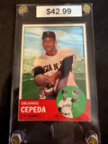 1963 Topps 520 Orlando Cepeda (Sharp Card)