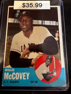 1963 Topps 490 Willie McCovey (Nice Card)