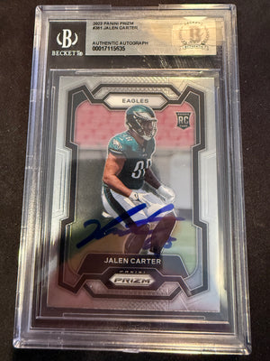 2023 Panini Prizm  Jalen Carter - Signed Rookie (Beckett Auto)
