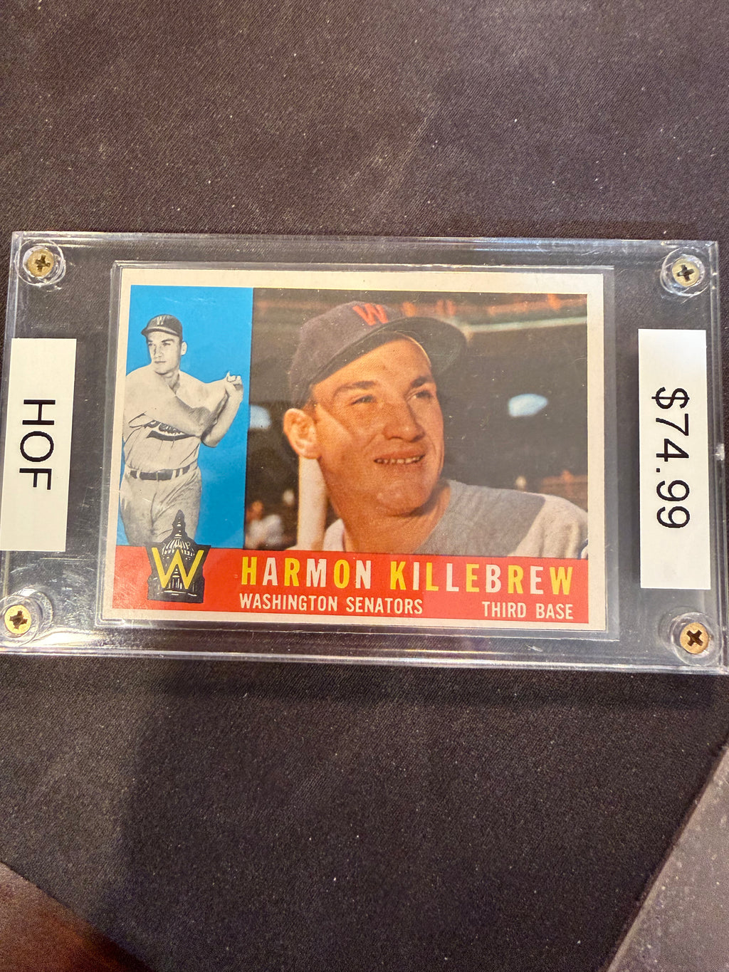 1960 Topps 210 Harmon Killebrew (Sharp Card)