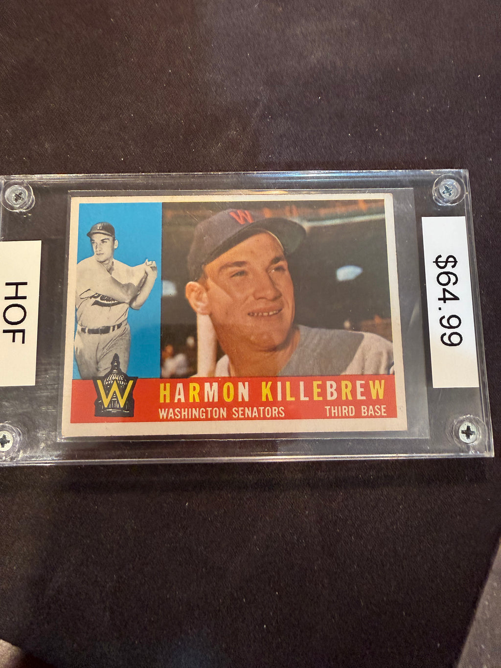 1960 Topps 210 Harmon Killebrew (Nice Card)