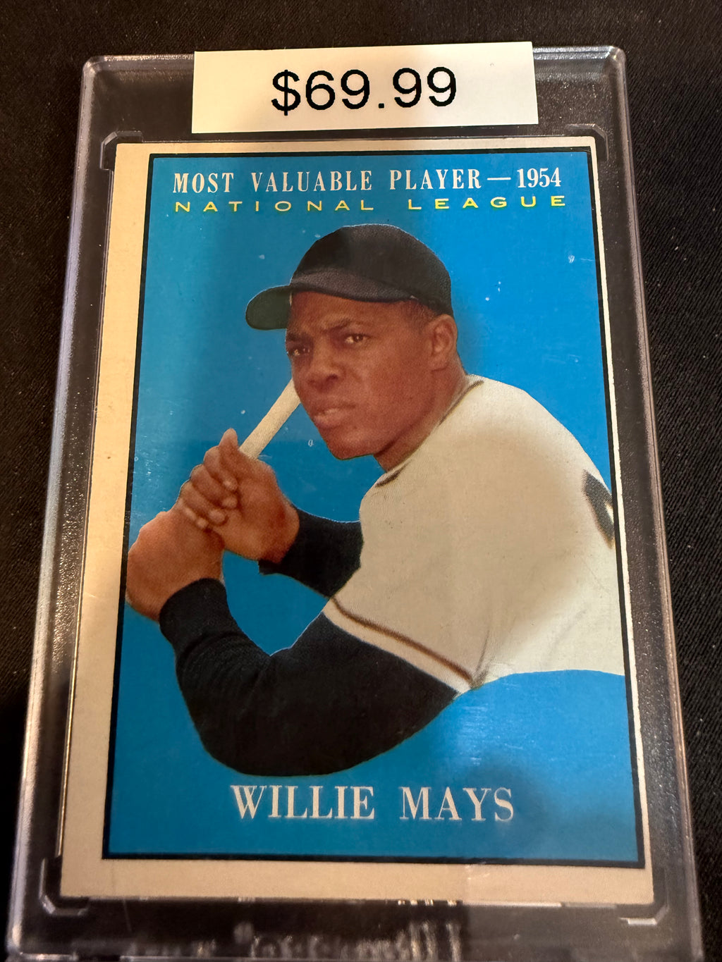 1961 Topps 482 Willie Mays MVP (Nice Card)
