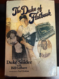 Duke Snider "The Duke of Flatbush" Signed Book - PSA Authenticated