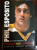 Phil Esposito "Thunder and Lightning" Signed Book - Cert MW Promotions