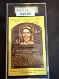 Phil Rizzuto Signed HOF Card inscribed "HOF94" JSA Authenticated